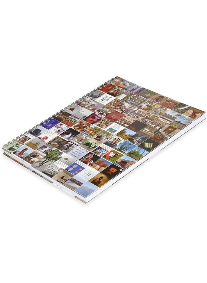 FIS Spiral Hard Cover Notebook Single Line 10X8 Inch, 100-Sheets 5-Piece - FSNBS1081903 - Image 2